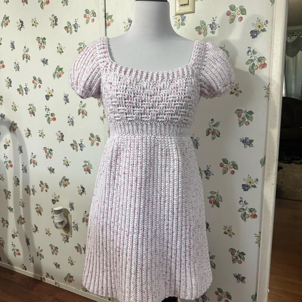 Handmade crochet cute dress